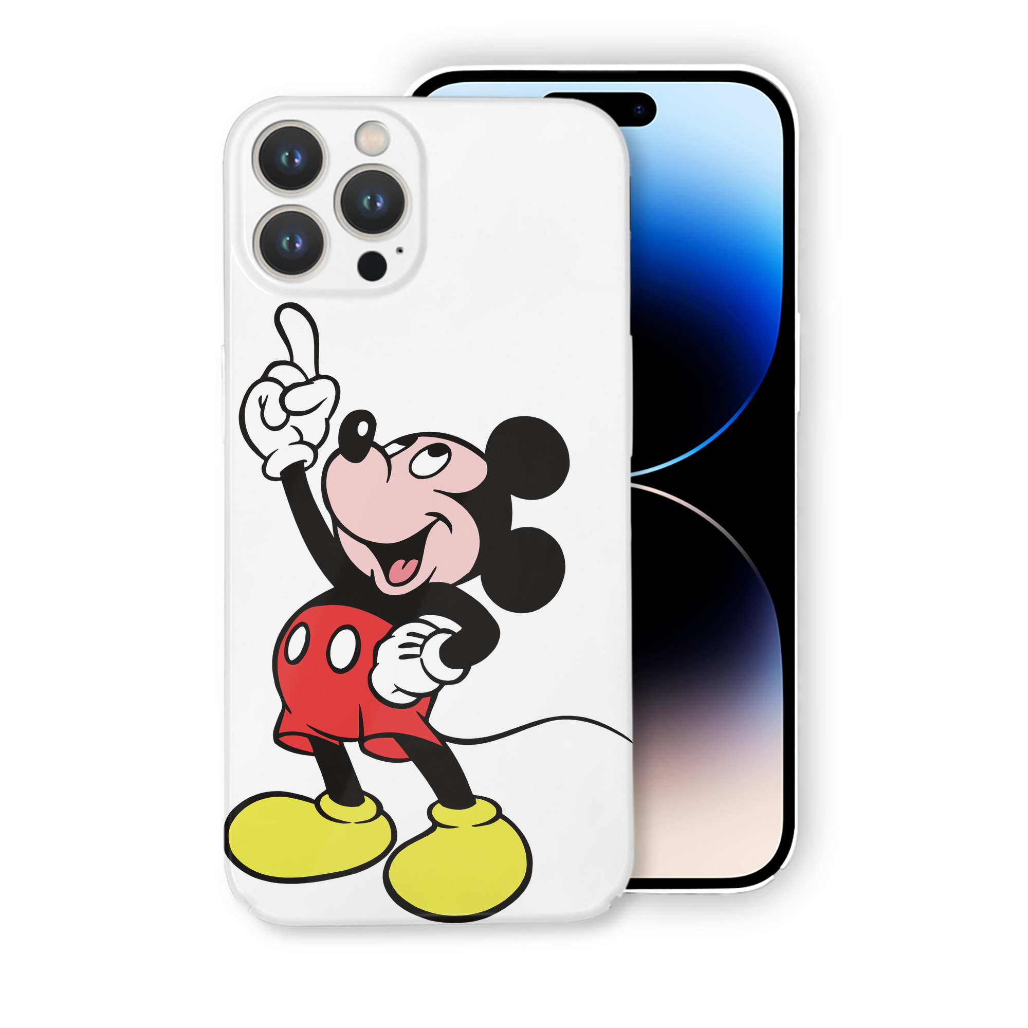 （画像用） ミッキーマウス Mickey Mouse 【iPhone 14シリーズ対応】ハードケース